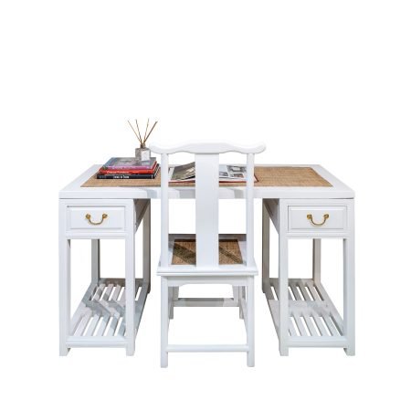 rustic desk white