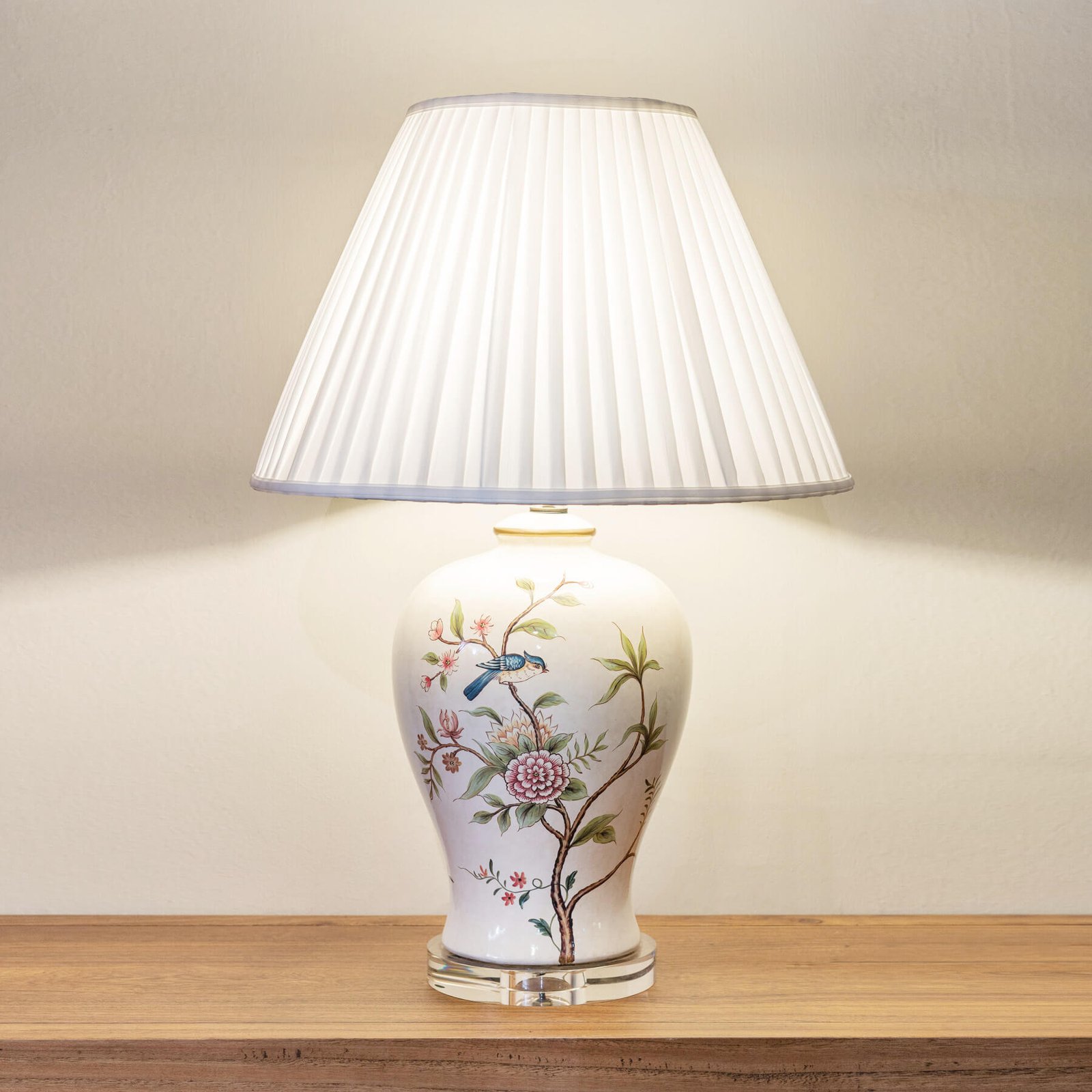 arenson yellow ceramic table lamp