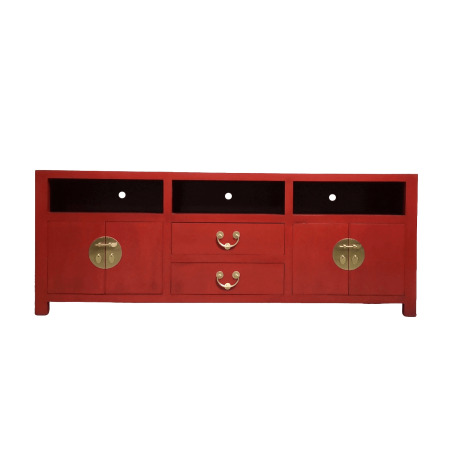 Chinese furniture red TV console