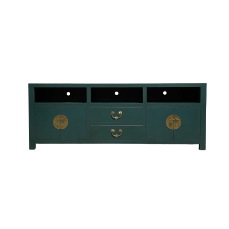 chinese furniture sea green tv sideboard