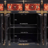 Tibetan furniture hand-painted long colourful sideboard