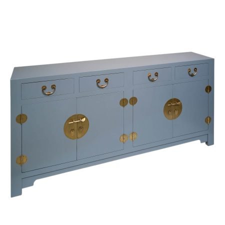 Modern Chinese sideboard in storm grey