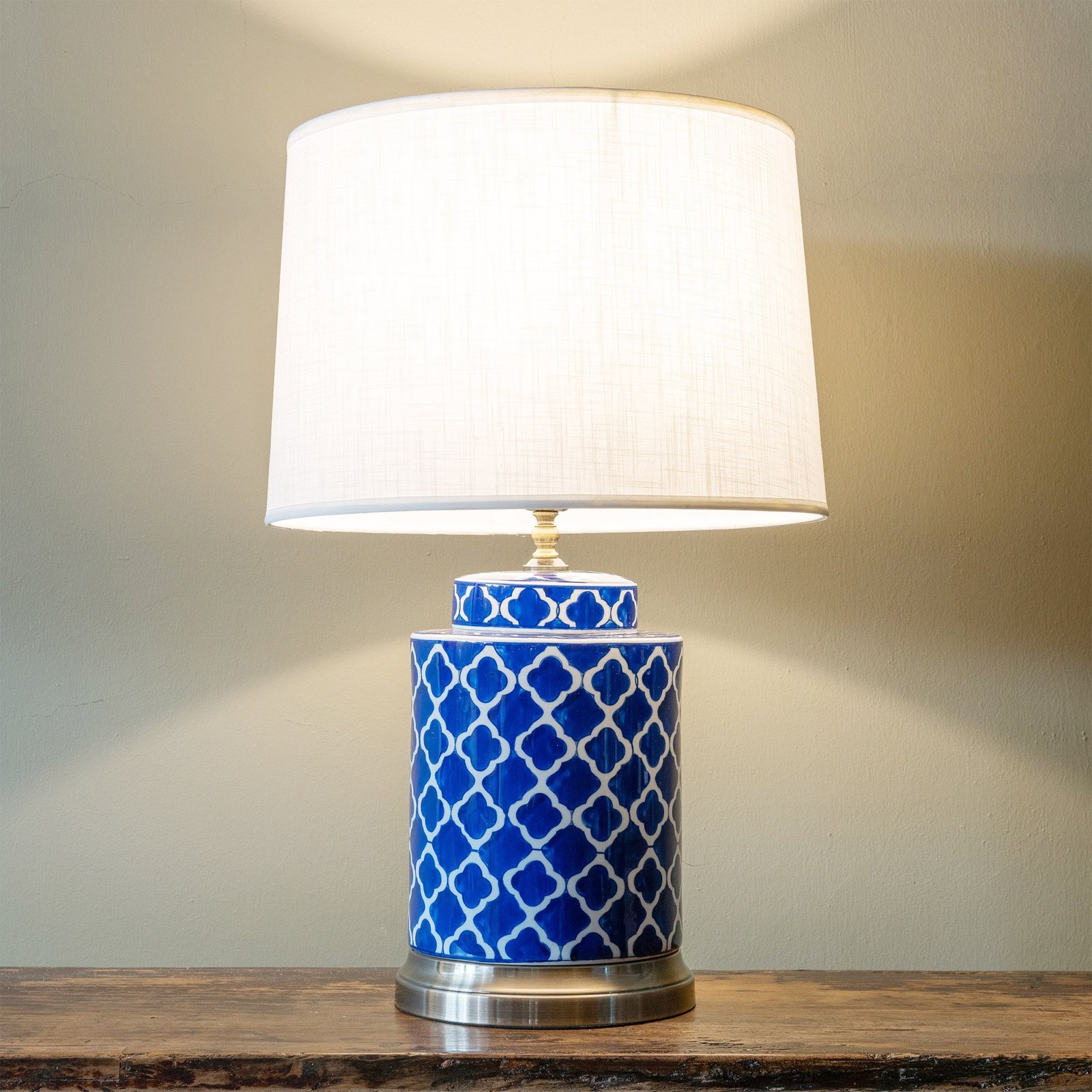 round bedside lamp