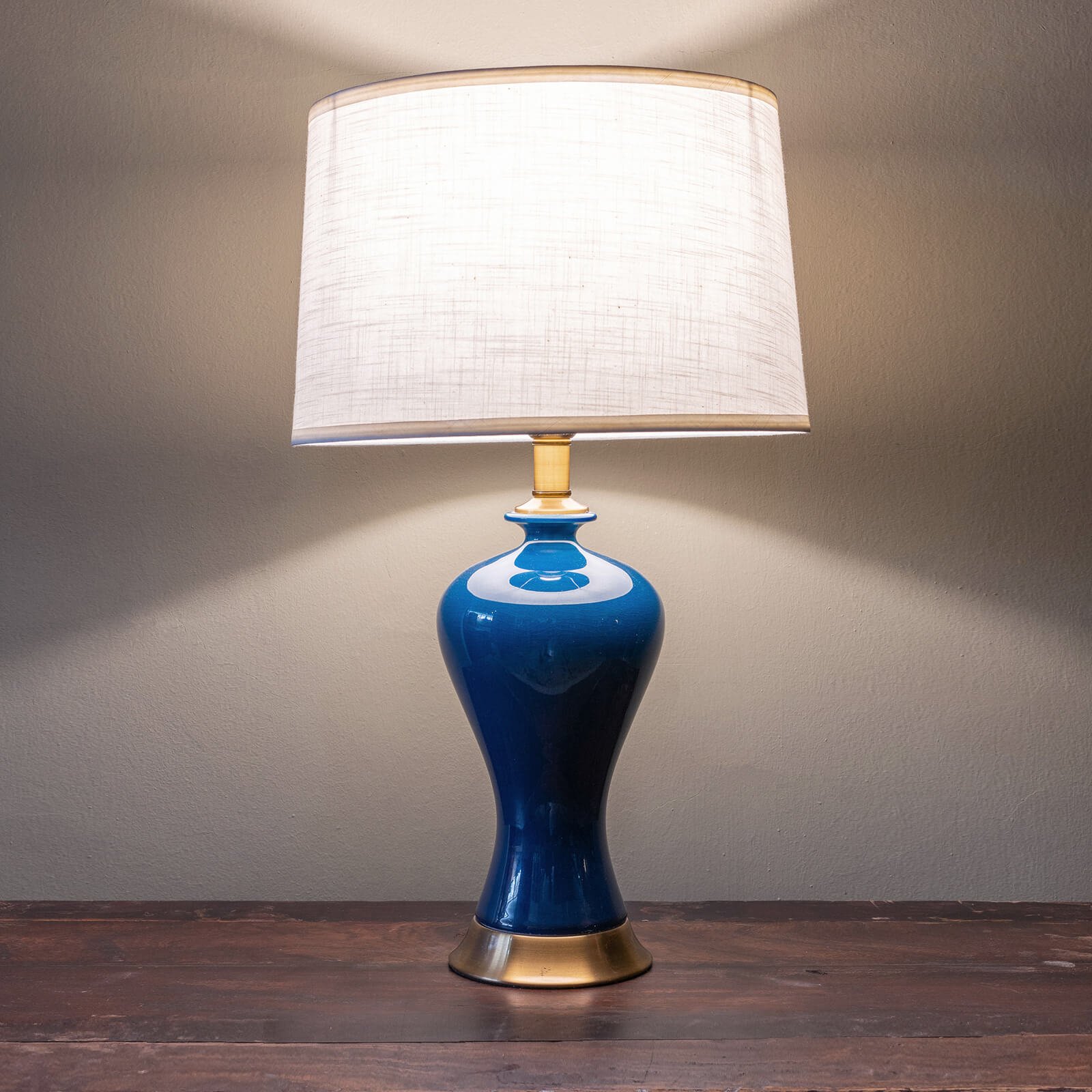 studio pottery table lamp