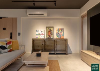 photos of some chinese antique and modern chinese furniture in a contemporary home