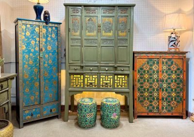 Chinese antique furniture & hand-painted Tibetan-style