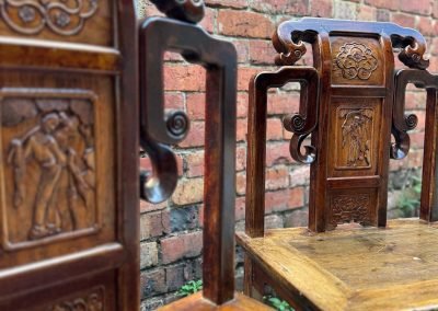 Chinese antique furniture Zhejiang ladies chairs