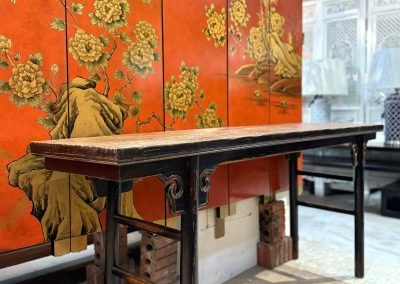 Chinese antique furniture, Ming-style reproduction using solid recycled Elmwood