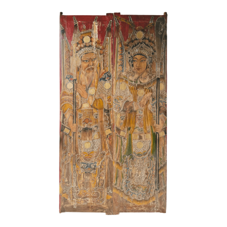 Chinese vintage painted doors from Fujian