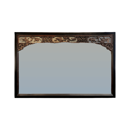 Mirror frame with Chinese antique carving